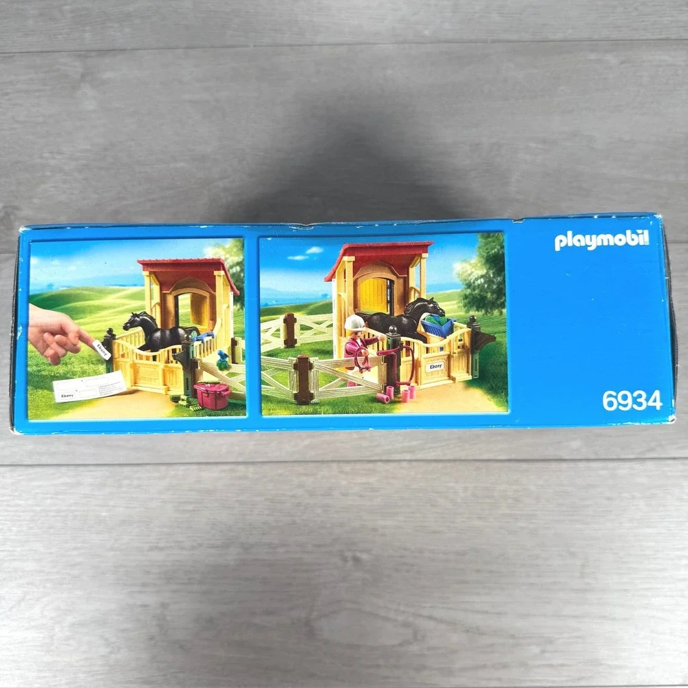 Playmobil Country Horse Stall Araber 6934 77pc Set 2016 Germany New Open Box
